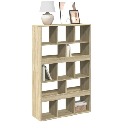 Slika vidaXL Bookcase Sonoma Oak 100x33x156.5 cm Engineered Wood